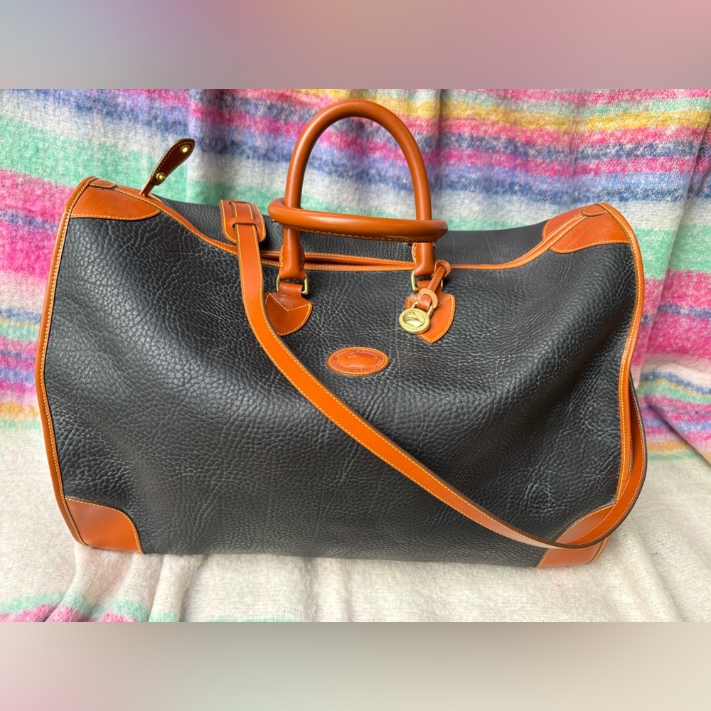 Dooney and Bourke, All Weather Leather, Weekender Duffle Bag.